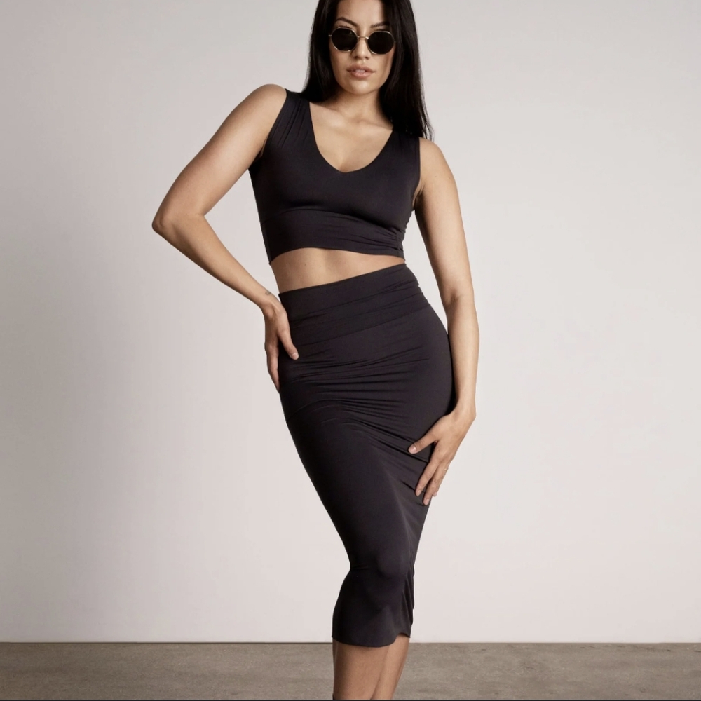 Epoque evolution skirt/top set xs/small black